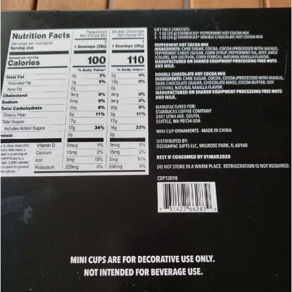 Set of 6 Starbucks ornaments - Picture 2 of 3